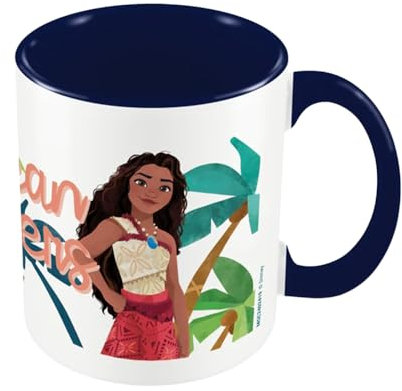 Moana 2 Ocean Sisters Inner Two Tone Mug (One Size) (Blue/White)