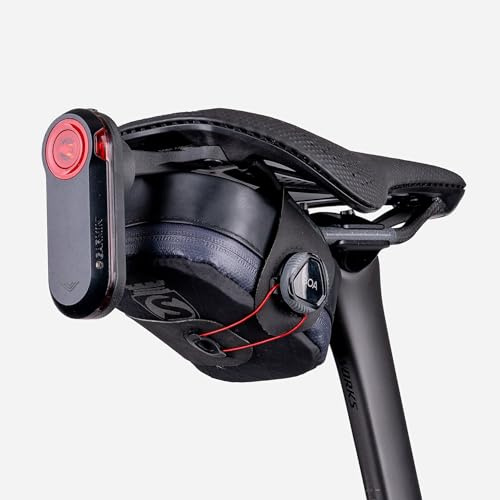 beSmart.bike - Fahrradzubehör - Sattelhalterung - für Specialized SWAT/S-Works Sattel, Kompatibel mit Garmin Varia 515, Größe M