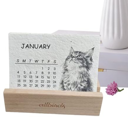 2026 Kalender Pflanzbares Papier Für Persönliche Planung Und Organisation