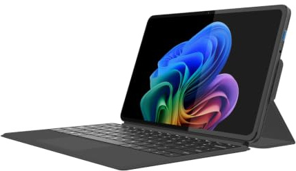 QAZIPO 2-in-1 Laptop/Tablet (2026), Windows 11 PC with Magnetic Keyboard, 12 2K FHD IPS Touchscreen Display, 12GB RAM 256GB SSD, 6500Y Processor, USB-C, 2 Stereo Speakers for Home Office Students