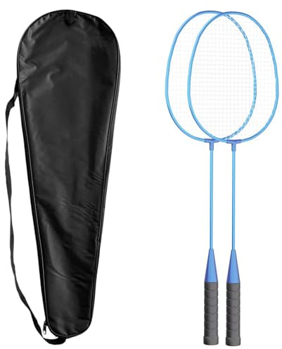 Badminton Tasche Für 2 Schläger Wasserdicht Oxford-Stoff Badminton Schlägertasche Tennisschläger Tasche Für Schläger & Zubehör Mit Schultergurt Tennisschläger Hülle Für Tennis/Badmintone/Squash