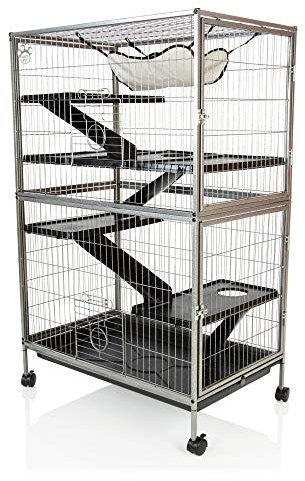 Cozy Pet Rodent Cage 24mm Bar Spacing for Adult Rat, Ferret, Chinchilla, Degu or other Small Pets, Large Rodent Cage RC02