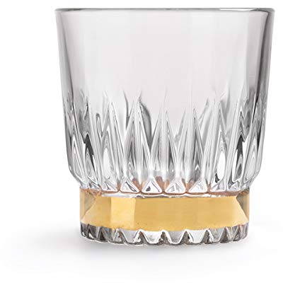Libbey - Winchester Gold Ring - Whiskyglas, Glas, Cocktailglas - 1 Stück - 240 ml