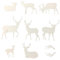 Xurgm Hirsch Stanzschablonen Metall Schneiden Schablonen für DIY Scrapbooking Album, Schneiden Schablonen Papier Karten Sammelalbum Dekor