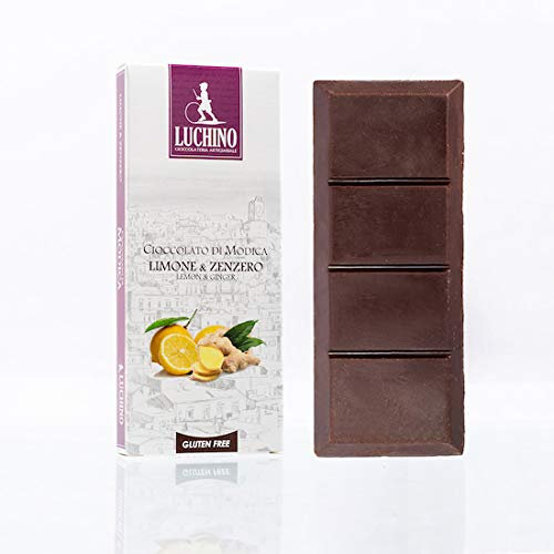 Cioccolato di Modica Limone e Zenzero SENZA GLUTINE 100 gr