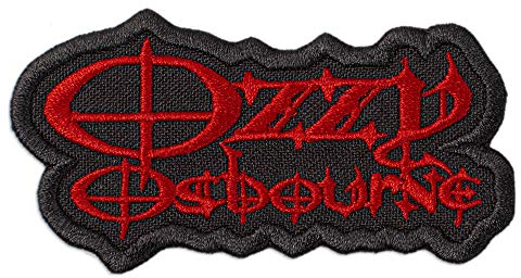 Rock Darkness Aufnäher Rot Hard Rock Heavy Metal Band bestickt Aufbügler (8,4 x 4,6 cm)