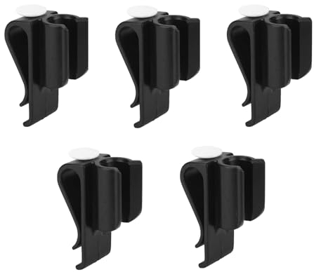 VOBOR Golftaschenclip auf Putterhalter, Putterhalter für Golftaschen Golf Putter Clip Golfschlägerclip mit Ball Marker Zubehör(5 Stück)