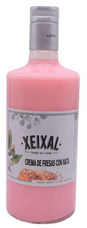 Licor de Fresas con Nata XEIXAL 70cl || Hecho en Galicia