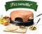 Emerio Pizzaofen, PIZZARETTE das Original, handgemachte Terracotta Tonhaube, patentiertes Design, für Mini-Pizza, echter Familien-Spaß für 6 Personen, PO-115848.1, Tonkuppel