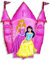 Ballonim® Prinzessin Schloss ca. 80cm Luftballons Folienballon Party DekorationGeburtstag