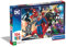 Clementoni 25722 Superheroes Supercolor Dc Comics-Justice League 104 Teile-Puzzle Für Kinder Ab 6 Jahren, Made In Italy, Mehrfarbig, Medium