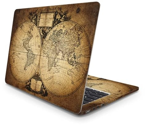 Sticker Master Old Historic World Map Art Laptop Vinyl Sticker Skin Cover 13 14 15 Inch Notebook Decal for MacBook Asus Acer Hp Lenovo Huawei Dell Ms Toshiba 13 inch (34x24 cm)