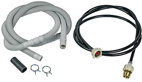 easyPART Kompatibel/Ersatz für BOSCH 00350564 Verlängerung Aicherheitsablaufschlauch Abpumpschlauch Zulaufschlauch Spülmaschine Geschirrspüler 2,0m Siemens 350564 SGZ1010 SZ72010 auch Küppersbusch