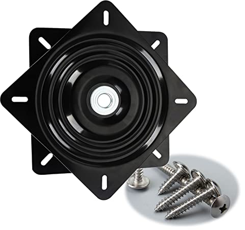 WORDFUN Tisch Drehplatte Kugellager Drehbar 6/8/10/12Zoll Quadrat Hardware Starke Tragfähigkeit Einfach Zu Verwenden Für Regale Anzeigen, Möbel, Fernsehtisch, Küchenregal