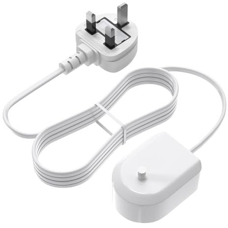 Replacement Electric Toothbrush Inductive Charger Base Compatible with Philips Sonicare HX6100 HX6000 HX8000 HX3000 Series, R Series, and Most Model UK Plug Waterproof IP67