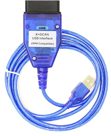 Scanner de voiture IN-PA KDCAN E FT232RL pour câble de diagnostic de châssis Interface USB IN-PA OBD2 Câble DCAN Câble KDCAN