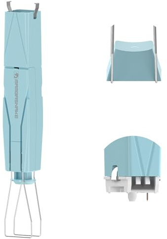 MAMBASNAKE 2-in-1 Keycap Switch Remover Puller für Hot Swap Mechanische Tastatur, Edelstahl MX Tastenkappen Abzieher, Entferner Tastaturabzieher für DIY Gaming Tastatur, Blau