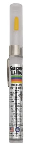 Superlube - Graisse et huile synthétique haute qualité avec PTFE - Excellente protection et lubrification contre la corrosion, rouille et usure. (51014 - Huile synthétique 7ml)