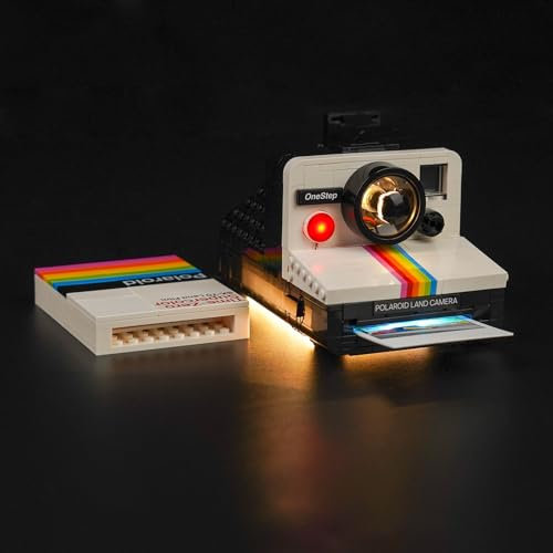 Light Kit for Lego Polaroid OneStep SX-70 Camera, Lighting Set for Lego 21345 Polaroid OneStep SX-70 Vintage Camera - Not Include Models, Just Light Kit