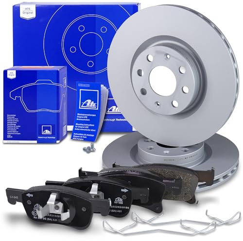 ATE Bremsenset Vorderachse inkl. Bremsscheiben vorne Ø 284 mm belüftet und | Kompatibel mit: OPEL ADAM, CORSA E, CORSA E Kasten/Schrägheck