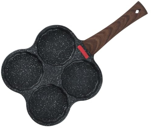 KAMBERG - Pancake-Pfanne – Omelett-Pfanne und Spiegeleier – Aluminiumguss – Antihaftbeschichtung – für alle Herdarten einschließlich Induktion – 0008231