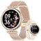 Smartwatch Damen Diamond mit Telefonfunktion,1,19 Amoled HD Smartwatches mit Herzfrequenz Schlafüberwachung SpO2,120+ Sportmodi,IP68 Wasserdicht Schrittzähler Fitnessuhr Smart Watch Damen,Android iOS