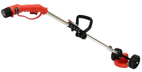 Tagliaerba con batteria, tagliaerba leggero con 8 lame, tagliaerba elettrico, manico telescopico per decespugliatore da giardino