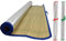 VIVAAS Straw Rolled Beach Mat 70 x 180cm Picnic Mat Outdoor And Camping Perfect For Beach Or Garden Just Unroll It And You Are Ready To Unwind 1 X Random Color Will Be Sent