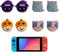 VARKAGE 8 Pcs Joystick Kappen für Nintendo Switch und Lite, Switch Ersatzteile, Switch Thumb Grips – Einfache Installation, Verbessertes Spielerlebnis