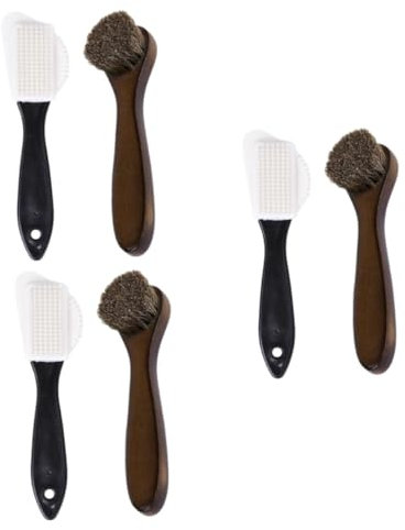 SHERCHPRY 3 Sätze Schuhbürste Schuhreiniger Schuhglanzbürste Nagel Und Schuhreparatur Kleber Sets Nagelhaut Werkzeug Radiergummis Haarschneider Turnschuhe Borstenbürste 2 Stücke * 3
