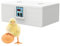Huhn Brutkästen Bruteier, Wachteln Ei Inkubator, 43,5 x 32 x 15 cm, Intelligente Heimzuchtbox, für Hühner, Enten, Gänse, Wachteln, Papageienbrutkasten