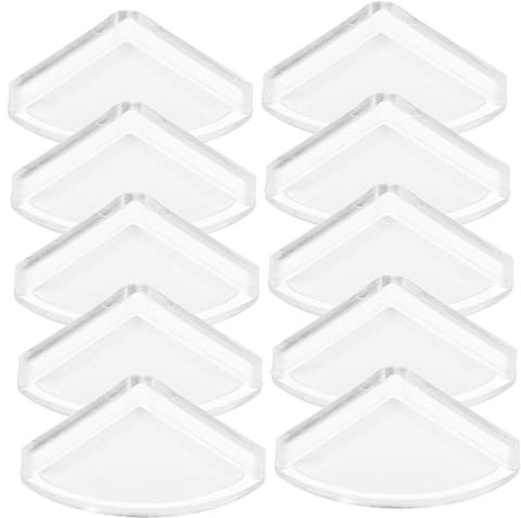 Homoyoyo 36 Pièces Angles Transparent Protection Sécurisée pour Coins de Table Verre Bumpers Collision pour Installation Facile Multifonctionnelle