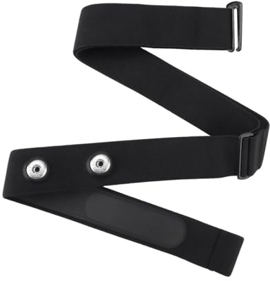 Pulsmesser Brustgurt - Genauer Bluetooth Herzfrequenzsensor Brustband für Fitness, Laufen, Radfahren und Workout (nur Brustgurt) (Schwarz)