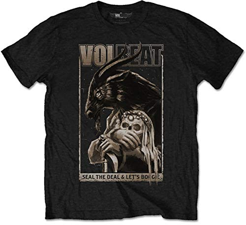 Volbeat T Shirt Boogie Goat Band Logo Nue Offiziell Herren