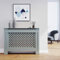 ELEGANT Radiator Covers Cross Slat Grey Painted Cabinet MEDIUM