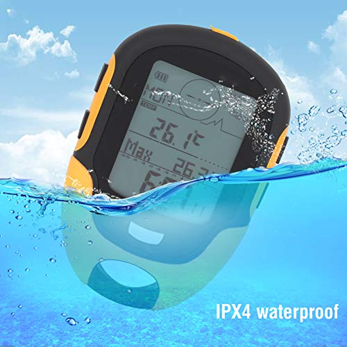 Keenso Elektronischer GPS-Höhenmesser, FR510 ABS IPX4 wasserdichte Außennavigation/Höhenmesser/Temperatur-Luftfeuchtigkeitskompass/Wettertrendanzeige/Höhenmessung/Barometer