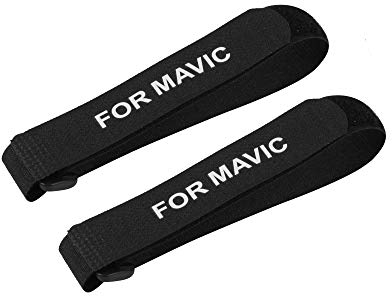 Hensych 2St Universal Propeller Stabilisatoren Klettverschluss Befestigungsgurt 20 x 380 mm für Mini 3 Pro/Mavic 3/Mavic Air 2/Air 2S/Mavic Mini/Mini 2/Mini SE/Mavic 2/ Mavic Pro/Fimi X8SE(Schwarz)