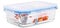 Quttin | Fiambrera Hermética de Cristal 2 Compartimentos - Tupperware Vidrio Cierre Hermético BPA Free, Resistente y Reutilizable