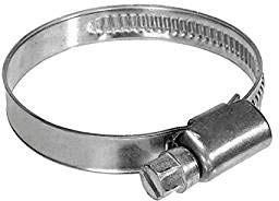 4 Stück HKB® Schlauchschellen, V4A, A4, W5 32-50mm, Höhe 12mm, DIN 3017, Salzwasser und Chlorbeständig, Rostfrei,