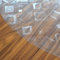 Transparente Folie Tischdecke Tischfolie Schutzfolie mit Muster Dreieck Rund 80 cm abwaschbar