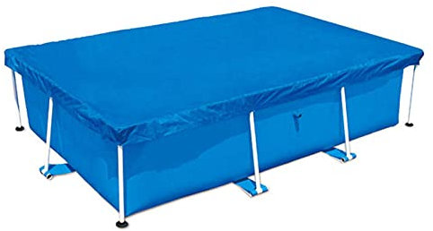 SGerste Cubierta de piscina rectangular para piscina, cubierta solar para piscinas de acero eléctrico, cubierta para piscina, cubierta de lluvia, tela de protección contra el polvo, lona solar de