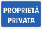 pubblimania PROPRIETÀ PRIVATA Cartello in Alluminio composito ottimo per uso esterno o interno, spessore 3 mm (Cm 20x30)