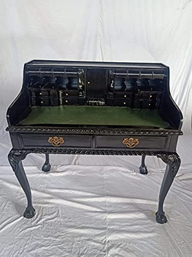 Kunibert Sekretär Barock Louis Seize Renaissance Rokoko Farbe: schwarz Schreibtisch Schminktisch Länge102xHöhe108xBreite58cm Nr.11