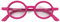 LONDON MOLE Runde Lesebrille | Moley-Brille | Coole Leser | Stilvolle Brille für Herren Damen Unisex | Federscharniere | Rosa | + 2,0 Vergrößerung