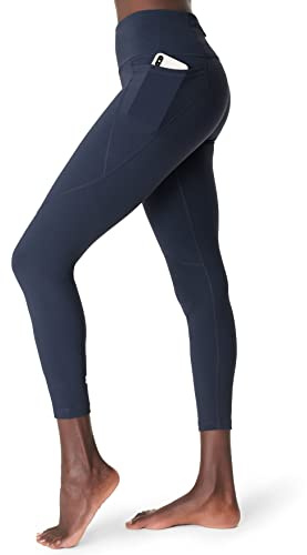 Sweaty Betty Women's Power 7/8 Workout Leggings Leggings, Navy Blue, X-Large
