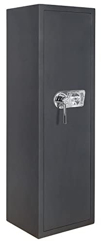 Profirst Hurricane Waffenschrank EN0 Doppelbartschloss 2 Schlüssel Schaumstoffwaffenhalter Putzstockhalterung Ablagefach Befestigungsmaterial