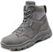 IYVW AS33 A10 Herren Sportschuhe Sneaker Running Wanderschuhe Outdoorschuhe Boots Stiefel Männer Militärstiefel Taktische Wüste Kampf Ankle Boot Armee Arbeit Schuhe Kampfstiefel Grau 43EU