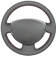 MEWANT Lenkradbezug aus echtem Leder, atmungsaktiv, für Renault Clio 2 2001-2008 / Twingo 2 2007-2014 / Dacia Sandero 2008-2012 / Clio Lenkradbezug