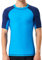 SURFEASY Men's Rash Vest Swim Shirts, Sun Protection Short Sleeve Quick Drying Rash Guard Base Layer Snorkeling Swimming Surfing Tops (Royal Blue/Navy,L)