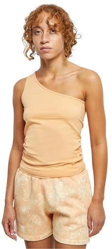 Urban Classics Damen Top Ladies Asymmetric Top paleorange 4XL